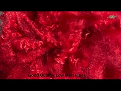 Lightweight A Grade Raw White Man Made Staple Fibres 51mm Low Melt Polyester Fiber