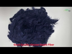 Off White Flame Retardant Viscose Staple Fibre 64mm For Non Woven Fabric