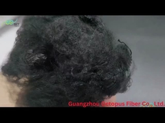 Low Crimp Solid Polyester Staple Fiber PSF 8.89D×65mm Gray Artificial PSF