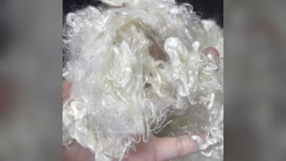 Cool Cloud Velvet Fiber 1.5D×64mm, Instant Cooling Fluffy Velvet Staple Fiber for Bedding
