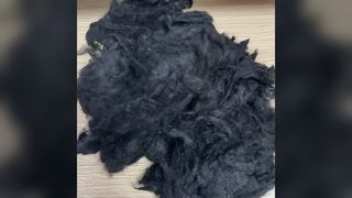 Premium Black Viscose Staple Fiber 1.56D×38mm for Home Textile Production