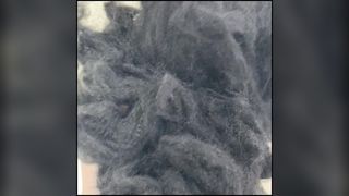 Black ES Fiber 5.5D×51mm Low-Melting Bicomponent Fiber for Felt Making, Heat-Bonding Nonwoven Raw Ma