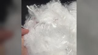 1.5D×32mm high elastic fluffy imitation down fiber,