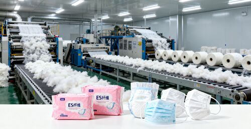 Latest company news about ES fiber: high-quality raw material for disposable products that permeates daily life