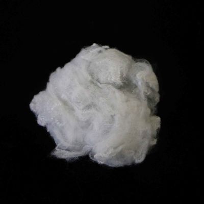 Buy Solid Recycled Polyester Staple Fibre Matrix Stability PSF Off White 51mm online manufacture