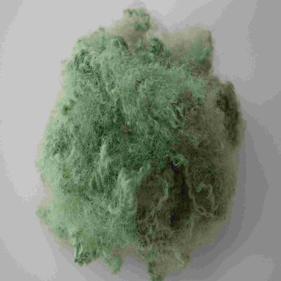 Buy Environment-Friendly Polyester Staple Fibres Siliconized Green Silicon Fiber online manufacture