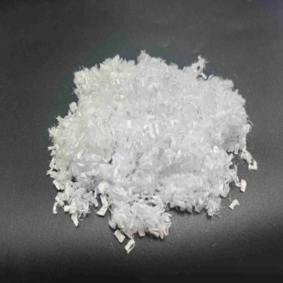 Buy Non Fluorescent Reinforced Materials Polyester Staple Fibre White 8mm Short PSF For Filling online manufacture