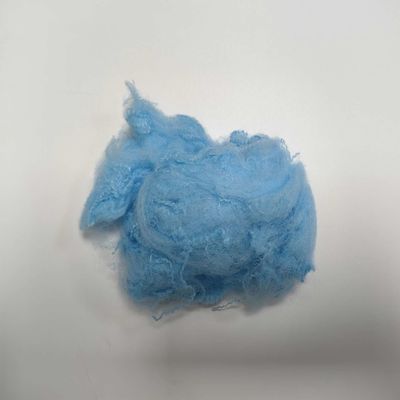 Buy Nontoxic Blue Polyester Synthetic Fiber Flame Retardant 76mm PP Staple Fiber online manufacture