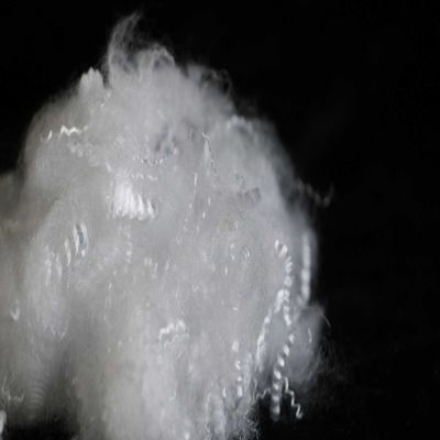 Buy Virgin Polyester Staple Fibers White Eco-Friendly PSF Customizable Crimp online manufacture