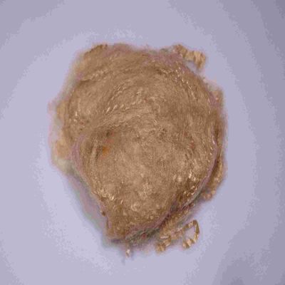Buy Recycled PET 4080 4D Short Staple Fiber 64mm Brown For Industrial Use online manufacture
