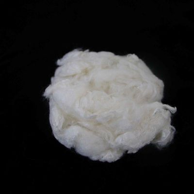 Buy Off White Flame Retardant Viscose Staple Fibre 64mm For Non Woven Fabric online manufacture