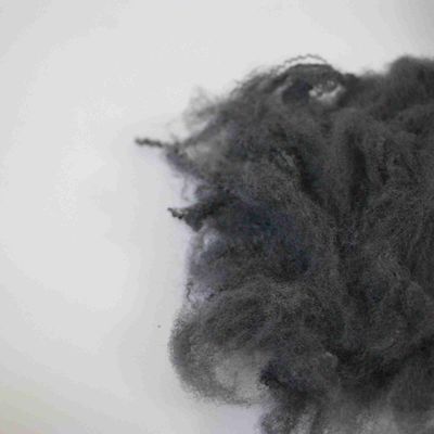 Buy Low Crimp Solid Polyester Staple Fiber PSF 8.89D×65mm Gray Artificial PSF online manufacture