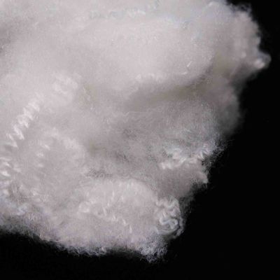 Buy Recycled PET 8D Flame Retardant Fiber Fireproof Polyester Fiber For Filling Material online manufacture