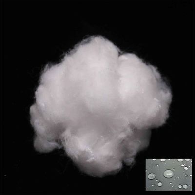 Buy Eco-Friendly Water Repellent Staple Polyester Fibre For Water Resistant Fabric online manufacture
