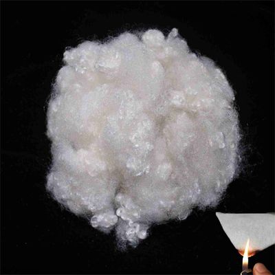 Buy Customizable 64mm Flame Retardant Polyester Fiber For Non Woven Fabric online manufacture