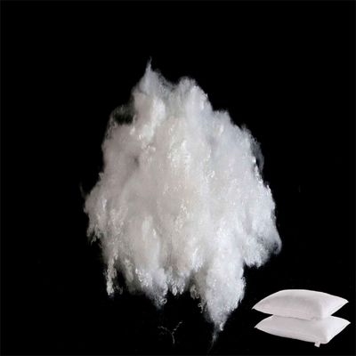 Buy 3D HCS Polyester Staple Fibre Comfortable White Fiber For Stuffed Toys online manufacture