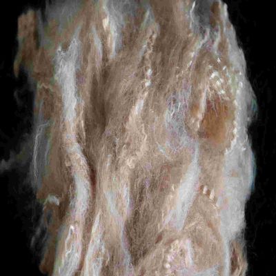 Buy Recycled Psf Polyester Staple Fiber High Tensile Palm Brown For Textile online manufacture