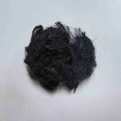 Buy Flame Retardant Virgin Polyester Natural Fibre 51mm Black For Mattress online manufacture