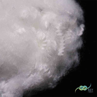 Buy Recycled Fire Retardant Fiber A1 White Polyester Fiber Excellent Fireproof Properties online manufacture