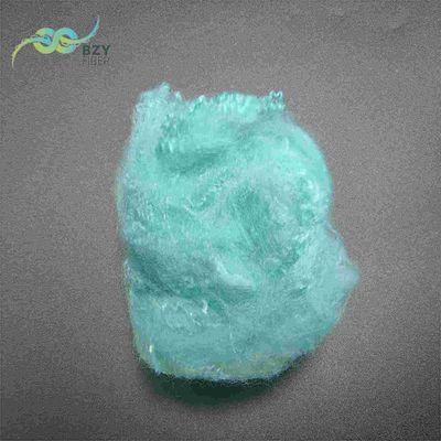 Buy Regenerated Polyester Staple Fiber Light Blue Dope Dyed 2.5D PSF For Padding online manufacture