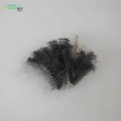 Buy 8.89D Recycled Staple Dope Dyed Fiber A Grade Gray Polyester Fiber online manufacture