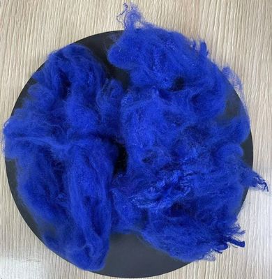 Good price Recycled Polyester Staple Fiber 4.5D 51mm Gemstone Blue online