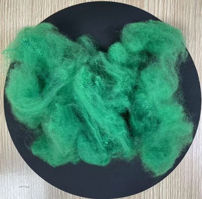 Good price Recycled Polyester Staple Fiber 8D 65mm Deep Emerald Green online