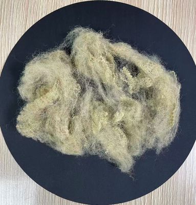 Good price Recycled Polyester Staple Fiber 6D 64mm Beige Eco-Friendly online