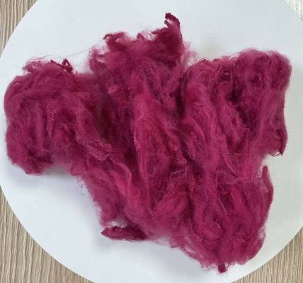 Good price Recycled Polyester Staple Fiber 2.5D 51mm Plum Purple online