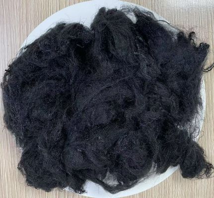 Good price Polypropylene Staple Fiber 9D 51mm Black Melting Point 160-170C Raw Material online