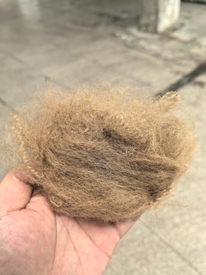 Good price Recycled Polyester Staple Fiber 6D 51mm Camel High Tear Resistance online