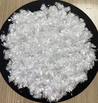 Good price Polypropylene Polyethylene Concrete Fiber 4.5mm White online
