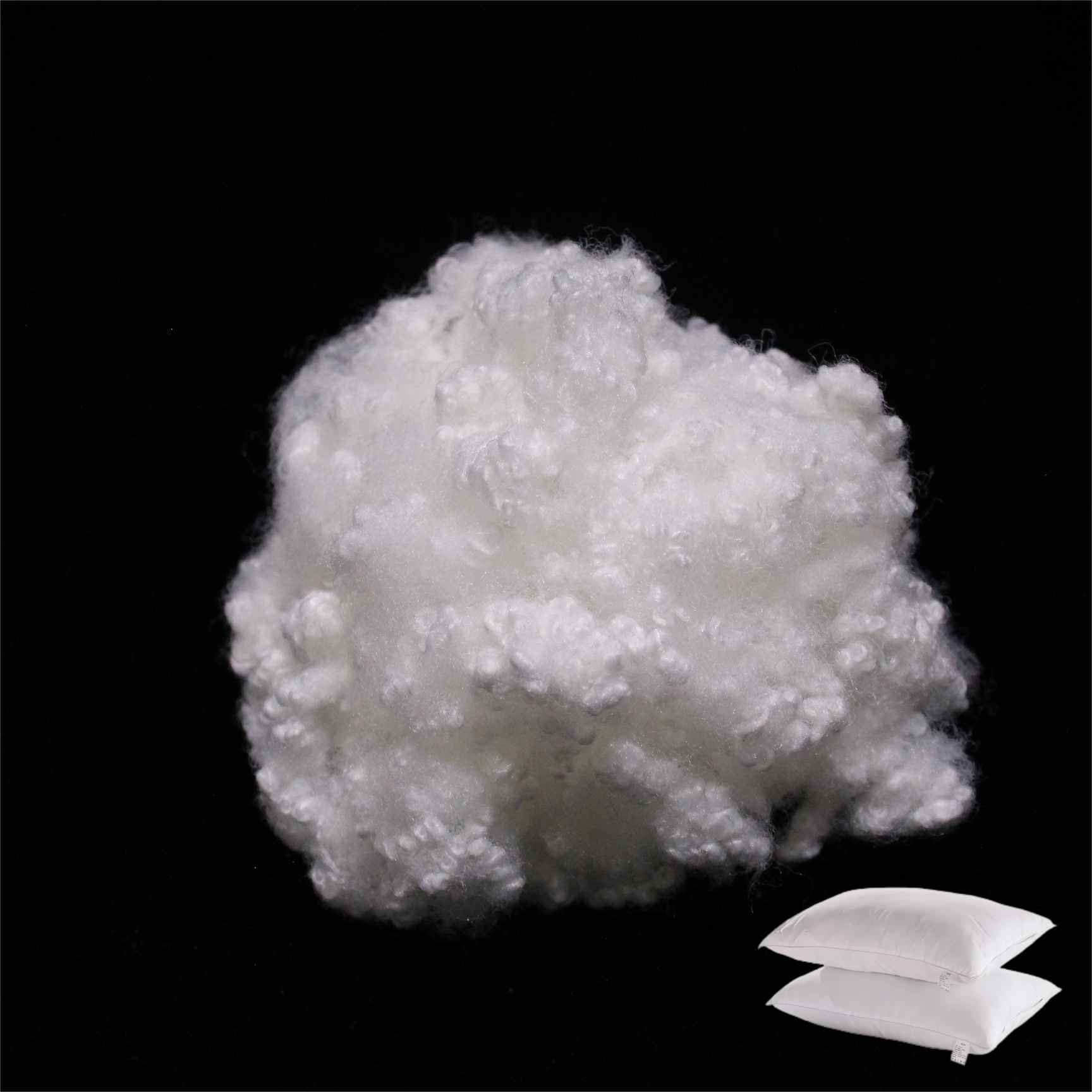 Hollow Fiber Fill siliconized Recycled Polyester Staple Fiber For ...