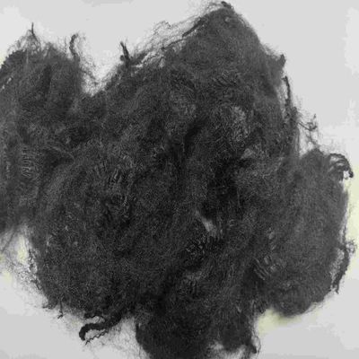 Good price Flame Retardant Polyester Fiber 51mm Black Short Fiber Eco-Friendly PSF online