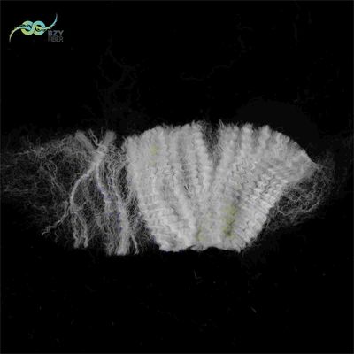 Good price Customized Crimp Recycled Synthetic Staple Fiber Off White For Filling online