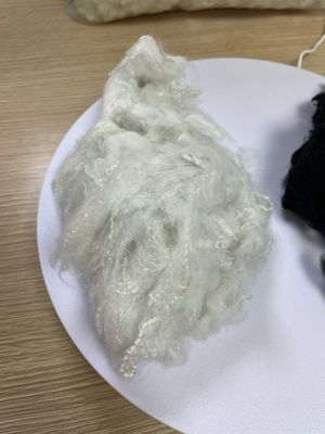 Good price Polyester Staple Fiber 0.7D×32mm, Melting Point Of 110-260°C Synthetic Textile Fiber online