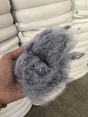 Good price Recycled Polyester Staple Fiber 2.5D 51mm Water Gray online