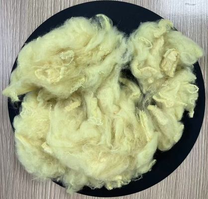 Good price Recycled Polyester Staple Fiber 2.5D 51mm Chick Yellow online