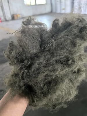 Good price Recycled Polyester Staple Fiber 2.5D 51mm Green Coffee online