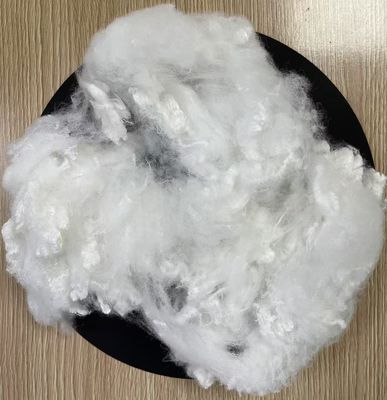 Good price Virgin Polyester Staple Fiber 6D 65mm White High Tear Resistance online