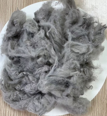 Good price Recycled Polyester Staple Fiber 1.5D 38mm Light Gray UV Protection online