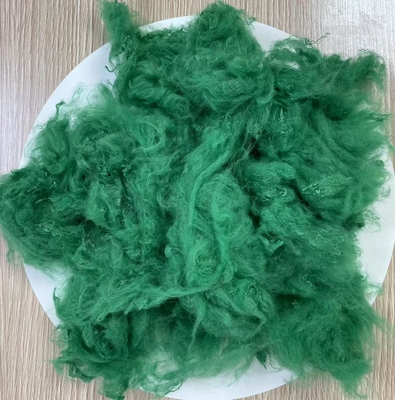 Good price Recycled Polyester Staple Fiber 1.5D 38mm Emerald Green online