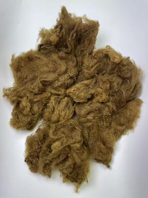 Good price Recycled Polyester Staple Fiber 1.5D Yellow Brown with 0.2% Oil Content for High Durability online