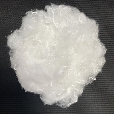 Good price 1.5D×32mm High Elastic Fluffy Eco-Friendly Polyester Staple Fiber for Down-Like Imitation Fiber Fill Imitation down fiber online