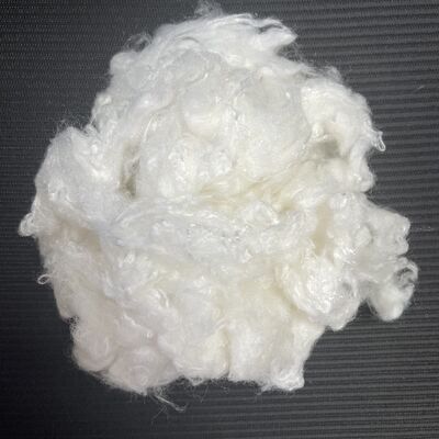 Good price Recycled Inorganic Flame Retardant Polyester Staple Fiber 4.44D×64mm Non-Halogen for Industrial & Textile Safety online