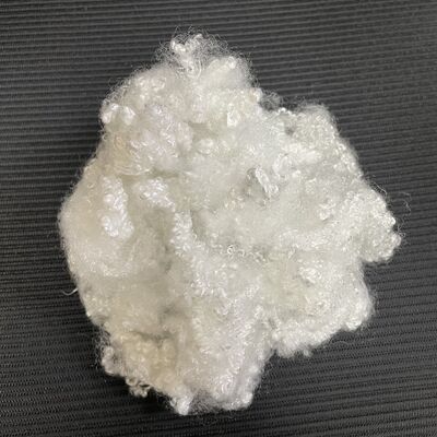 Good price 7D*64mm Hollow Conjugated Fiber Non-Silicone Non-Fluorescent Polyester Staple Fiber for Baby-Safe Textile Filling online
