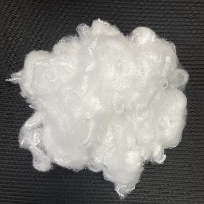 Good price Virgin Bright Polyester Fiber 1.56D×38mm for Yarn and Fabric High quality industrial textile raw materials online
