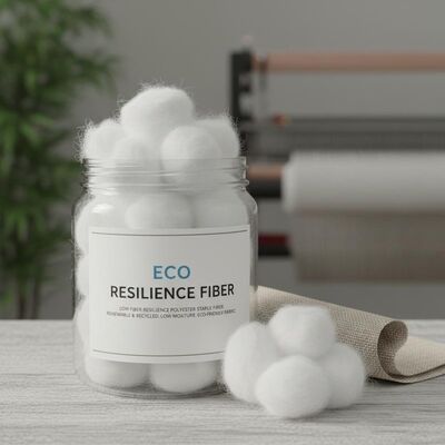 Good price Low Fiber Oil Content High Tear Resistance Polyester Staple Fiber with Low Moisture Content for Eco-Friendly Fabric Production online