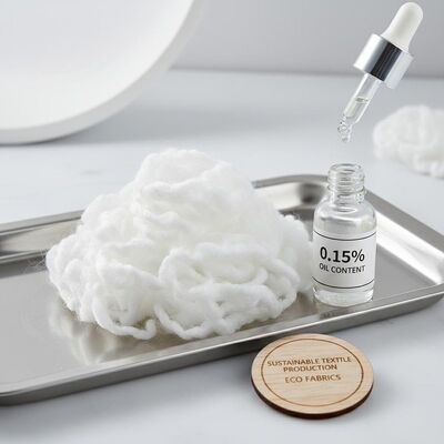 Good price Silicone Coated Recycled Polyester Staple Fiber with 0.15% Oil Content and Low Fiber Moisture for Sustainable Textiles online