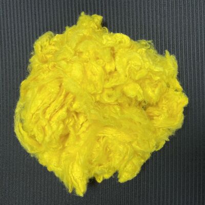 Good price For spinning and textiles yellow viscose staple fiber 1.67DX51mm, soft breathable and stable in quality Specifications can be customized online